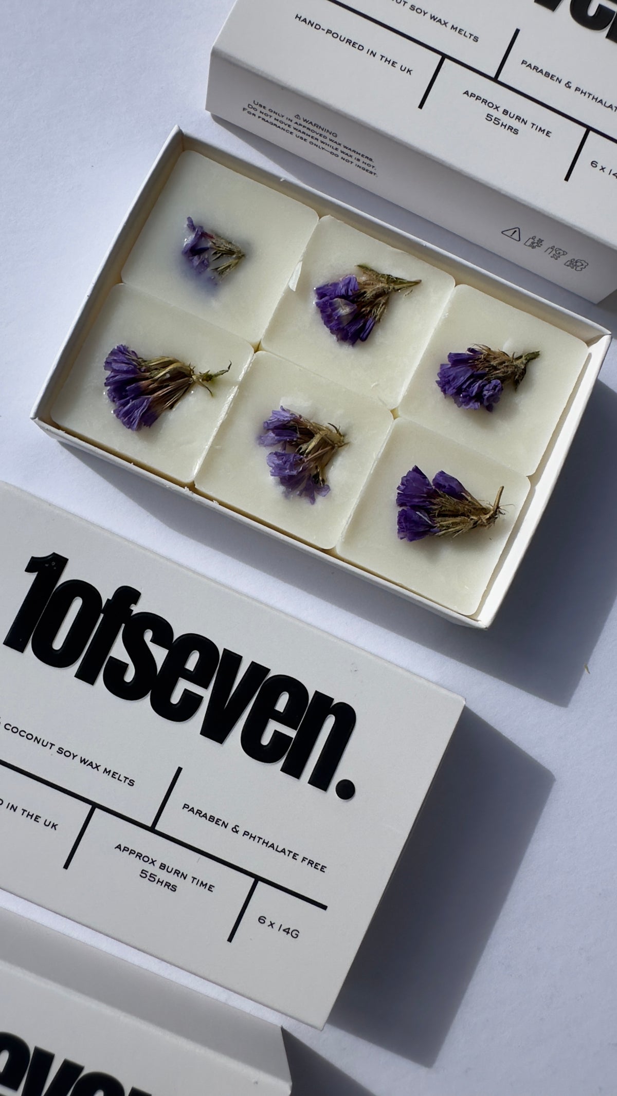 6pc Scented Coconut Soy Wax Melt Selection | Handcrafted Natural Fragrances | 1ofSeven