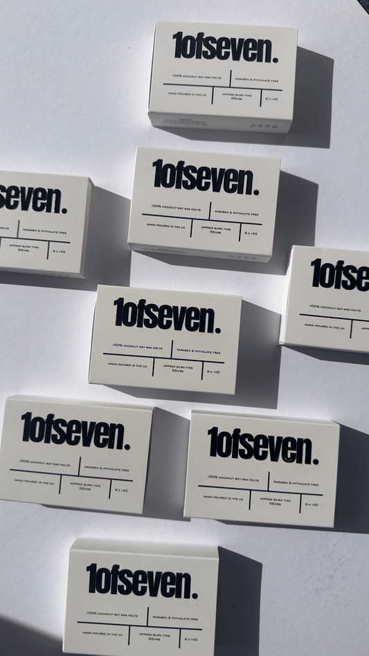 6pc Scented Coconut Soy Wax Melt Selection | Handcrafted Natural Fragrances | 1ofSeven